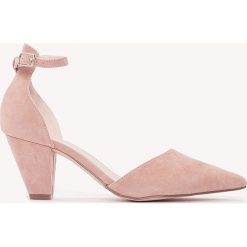 Czółenka: NA-KD Shoes Czółenka na średnim obcasie – Pink