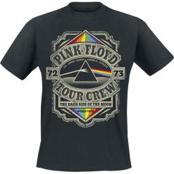 Pink Floyd Dark Side Of The Moon Tour Crew T-Shirt czarny. Czarne t-shirty męskie marki Pink Floyd, s. Za 74,90 zł.