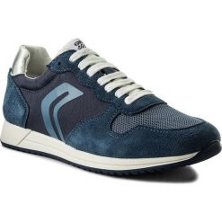 Sneakersy GEOX - J Jensea G. E J826FE 0FU22 C4005 Avio. Niebieskie półbuty męskie skórzane Geox, bez wzorów, na sznurówki. W wyprzedaży za 199,00 zł.