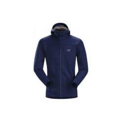 Kurtki trekkingowe męskie: ARCTERYX Kurtka polarowa FORTREZ HOODY – rozmiar XL – kolor ultramaryna –