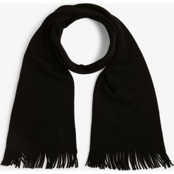 BOSS Casual - Szalik męski – Albas-B, czarny. Czarne szaliki męskie BOSS Casual, bez wzorów. Za 299,95 zł.