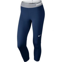 Legginsy sportowe damskie: Nike Legginsy Pro Cool Capri 3/4 niebieskie r. S (725468 429)