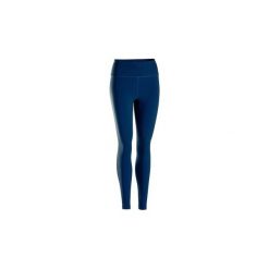 Legginsy TECH do jogi damskie. Niebieskie legginsy damskie DOMYOS, s, z elastanu. Za 64,99 zł.
