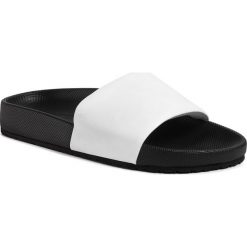Klapki POLO RALPH LAUREN - Cayson Pp 809785317004 Black/White. Białe klapki męskie Polo Ralph Lauren, ze skóry ekologicznej, bez zapięcia. Za 209,00 zł.