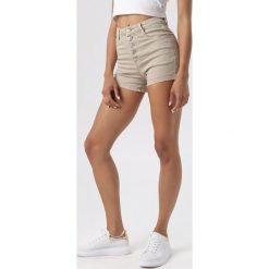 Khaki Szorty Aqualora. Brązowe szorty damskie Born2be, s, bez wzorów. W wyprzedaży za 54,99 zł.
