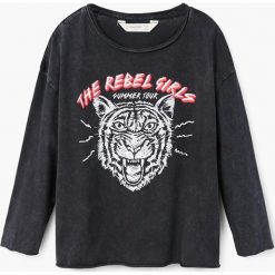 Bluzki dziewczęce bawełniane: Mango Kids - Bluzka dziecięca Rebel 110-164 cm