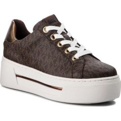 Sneakersy MICHAEL MICHAEL KORS - Ashlyn Sneaker 43F8AHFS1B Brown. Pomarańczowe sneakersy damskie marki MICHAEL Michael Kors, ze skóry ekologicznej. W wyprzedaży za 479,00 zł.
