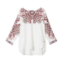Desigual dámská halenka Blus Lumbe M biały. Białe koszule damskie Desigual, m. Za 299,00 zł.