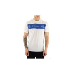 T-shirty z krótkim rękawem Fila T-Shirt UOMO Primavera/Estate 687129. Białe t-shirty męskie Fila, s, bez wzorów, bez kołnierzyka, krótkie. Za 140,56 zł.
