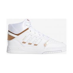 Adidas Originals Drop Step Tenisówki Biały. Białe trampki i tenisówki damskie adidas Originals, bez wzorów, ze skóry, bez zapięcia. Za 404,95 zł.