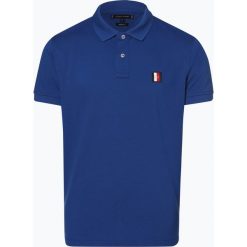 Tommy Hilfiger - Męska koszulka polo, niebieski. Niebieskie koszulki polo męskie TOMMY HILFIGER, m, bez wzorów, klasyczne, bez rękawów. Za 379,95 zł.
