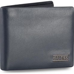 Portfele męskie: Duży Portfel Męski GUESS – New Boston Slg SM4014 LEA20 BLN