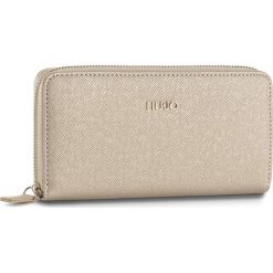 Portfele damskie: Duży Portfel Damski LIU JO – Xl Zip Around Manhattan A18174 E0499 Gold 00529