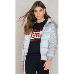 Kurtki damskie: Minkpink Kurtka ocieplana z kapturem – Silver