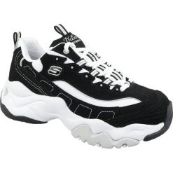 Skechers D'Lites 3.0 12956-BKW 40 Czarne. Czarne buty sportowe damskie Skechers, bez wzorów, z nubiku, sportowe. W wyprzedaży za 299,99 zł.