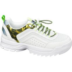 Sneakersy damskie Star Collection białe. Białe sneakersy damskie Star Collection, z materiału. Za 139,90 zł.