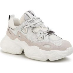 Sneakersy BIG STAR - FF274430 White. Białe półbuty damskie BIG STAR, ze skóry. W wyprzedaży za 269,00 zł.