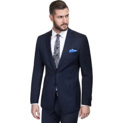Marynarka MARCO 2 15-04M2B. Niebieskie marynarki męskie Giacomo Conti, m, bez wzorów, z poliesteru, eleganckie. Za 699,00 zł.