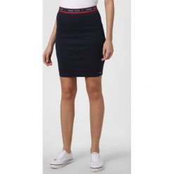 Tommy Jeans - Spódnica damska, niebieski. Niebieskie spódniczki damskie l, z jeansu, sportowe, dopasowane. Za 269,95 zł.