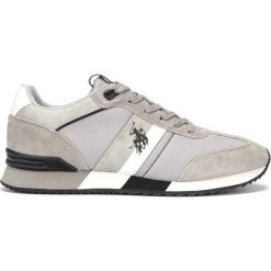 U.S. Polo Assn Austen Tenisówki Szary. Szare trampki męskie U.S. Polo Assn., bez wzorów, ze skóry, bez zapięcia. Za 412,95 zł.