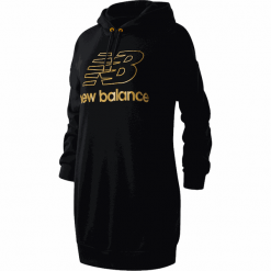 New Balance WD03501BK. Pomarańczowe bluzy damskie New Balance, l, bez wzorów, z bawełny, bez rękawów, z kapturem. Za 329,99 zł.