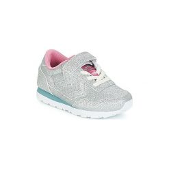 Buty Dziecko Hummel REFLEX GLITTER JR. Szare trampki dziewczęce Hummel, bez wzorów, bez zapięcia. Za 215,20 zł.