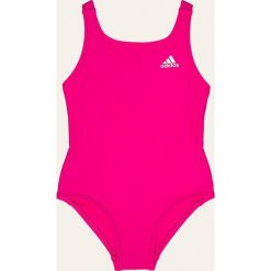 Adidas Performance - Strój kąpielowy dziecięcy 92-170 cm. Różowe stroje kąpielowe dziewczęce adidas Performance, bez wzorów, z elastanu. Za 69,90 zł.