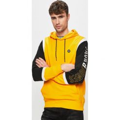 Jack & Jones - Bluza. Szare bluzy męskie Jack & Jones, s, z nadrukiem, z bawełny, z kapturem, bez rękawów, z kapturem. W wyprzedaży za 69,90 zł.