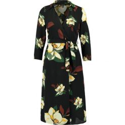 Sukienki hiszpanki: New Look FLORAL MIDI WRAP DRESS Sukienka letnia black pattern