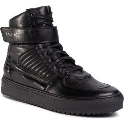Sneakersy RAGE AGE - RA-04-01-000007 101. Czarne sneakersy męskie Rage Age, bez zapięcia. W wyprzedaży za 509,00 zł.