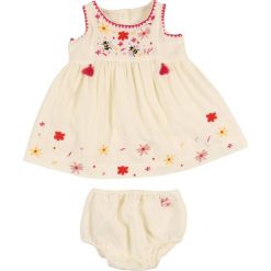 Sukienki dziewczęce: Sonia Rykiel BABY ASSA SET Sukienka letnia vanilla