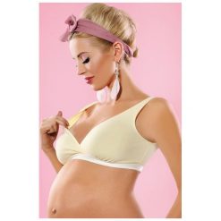 Bielizna ciążowa: Biustonosz Banana/Split-Bra żółty r. XXL