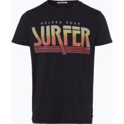 Scotch & Soda - T-shirt męski, niebieski. Szare t-shirty męskie marki Scotch & Soda, l, z nadrukiem, z bawełny, z kapturem. Za 129,95 zł.