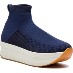 Sneakersy VAGABOND - Casey 4722-080-64 Dk Blue. Niebieskie półbuty damskie Vagabond, ze skóry. W wyprzedaży za 289,00 zł.