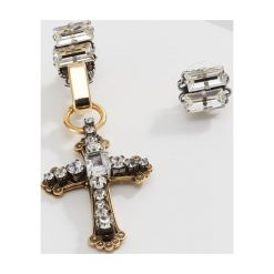 Kolczyki damskie: Radà CROSS STUDS Kolczyki goldcoloured