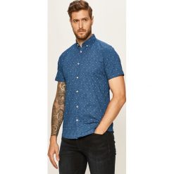 Tom Tailor Denim - Koszula. Niebieskie koszule męskie TOM TAILOR DENIM, s, bez wzorów, z elastanu, casualowe, button down, z krótkim rękawem. W wyprzedaży za 149,90 zł.