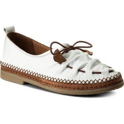 Półbuty damskie: Półbuty MANITU – 840755 Weiss