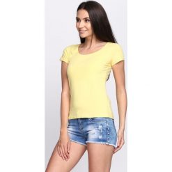 Bluzki, topy, tuniki: Żółty T-shirt Sweet Teraphy