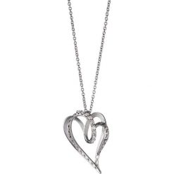 Zjawiskowy Naszyjnik - złoto 750, Brylant 0,08ct,pomarańczowy szafir. Żółte naszyjniki damskie W.KRUK, z szafirem, złote. Za 4790,00 zł.