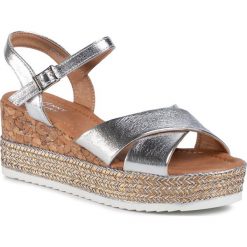 Espadryle JENNY FAIRY - WSHT855-02 Silver. Szare espadryle damskie Jenny Fairy, bez wzorów, ze skóry ekologicznej, bez obcasa, na obcasie. Za 79,99 zł.
