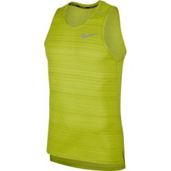 Koszulka do biegania męska NIKE DRY MILER TANK / AJ7562-322. Koszulki męskie Nike, m, bez wzorów, bez kołnierzyka, bez rękawów, do biegania. Za 99,99 zł.