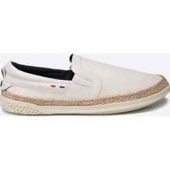 Wrangler - Espadryle. Białe espadryle damskie marki Wrangler, z materiału. W wyprzedaży za 129,90 zł.