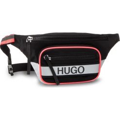 Saszetka nerka HUGO - Record Bumbag-Sp 50428596 002. Czarne nerki damskie HUGO, bez wzorów, z materiału, młodzieżowe, bez dodatków. W wyprzedaży za 449,00 zł.