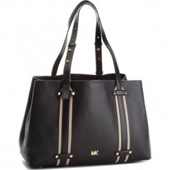 Torebka MICHAEL MICHAEL KORS - Griffin 30T8GN7T3L Black. Czarne torebki klasyczne damskie marki MICHAEL Michael Kors, bez wzorów, ze skóry, eleganckie, bez dodatków. Za 1529,00 zł.