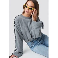 Cheap Monday Bluza Further Sweat - Grey. Szare bluzy rozpinane damskie Cheap Monday, w paski, z długim rękawem, długie. Za 222,95 zł.