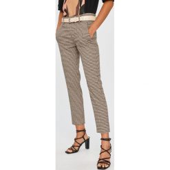 Answear - Spodnie Answear Lab. Szare spodnie damskie ANSWEAR, s, z haftami, z elastanu. Za 149,90 zł.