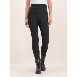 Jegginsy Hugo 50414655. Czarne jeansy damskie HUGO, bez wzorów, z elastanu. W wyprzedaży za 339,00 zł.