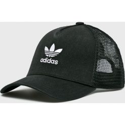 Adidas Originals - Czapka. Czarne czapki męskie marki adidas Originals, z bawełny. Za 79,90 zł.