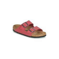Klapki Birkenstock ARIZONA. Czerwone klapki damskie Birkenstock, bez wzorów, bez obcasa. Za 230,30 zł.