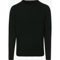 Selected - Sweter męski – Slhbakes, zielony. Zielone swetry męskie Selected, m, bez wzorów, prążkowane, bez kołnierzyka, bez kaptura. Za 119,95 zł.